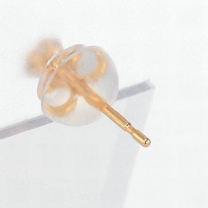 楽天市場】ダイヤモンド ピアス 片耳用 一粒 K18 0.1カラット 