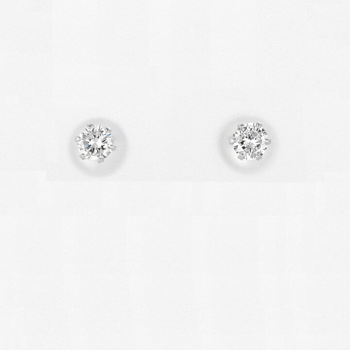 楽天市場】ダイヤモンド ピアス 片耳用 一粒 プラチナ 0.15カラット 