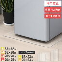 【スーパーセール 店内最大84%OFF!】冷蔵庫マット クリア 透明 傷防止マット 床保護シート 53×62cm 65×70cm 70×75c…