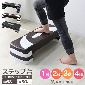 ＼TVで紹介／【最大2000円OFFクーポン】【楽天1位】踏み台 昇降 運動 ステップ台 4段階調整 耐荷重100kg 昇降台 運動台 エクササイズ トレーニング エアロビ エアロビクスステップ エアロビクス スローステップ ステッパー 昇降運動 ダイエット 筋トレ 有酸素運動