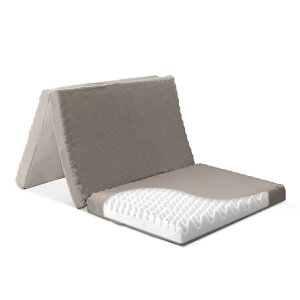 【本日限定クーポンで10%OFF】マットレス 高反発 セミシングル プロファイル加工 190N 極厚10cm 高反発マットレス 三つ折り マットレス 折りたたみ 3つ折り 高反発マット ベッドマットレス ベッ