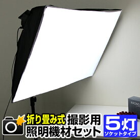 【クーポン最大400円OFF】撮影 照明 撮影照明セット 90cm×60cm 5灯ソケット 撮影キット 撮影 ライト led 撮影用照明 撮影用ライト 写真撮影 写真撮影キット 写真撮影 写真 カメラ スタンド スタジオ照明 物撮り プロ仕様 撮影用品 送料無料