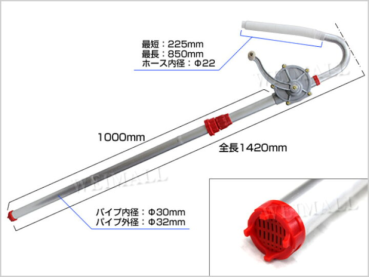 楽天市場 送料無料 ドラムポンプ 手廻し ドラム缶 オイルポンプ 吸い上げポンプ 手動ポンプ 灯油ポンプ 給油ポンプ ドラム缶ポンプ 灯油 給油 軽油 ポンプ 回転式 オイル用品 送料無料 R10p Garage Collection