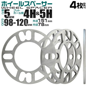 yő2000~OFFN[|zDurax zC[Xy[T[ 5mm PCD100/114.3 4/5p Vo[ 4Zbg fbNX 