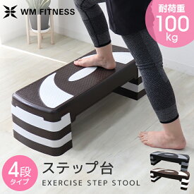 【限定クーポン配布中】ステップ台 エクササイズ ステップ 踏み台 昇降台 高さ調節 エアロビクスステップ 4段階高さ調整 滑り止め加工 ステップ スローステップ ステッパー 踏み台昇降 昇降運動 ダイエット トレーニング 健康 体幹 筋トレ器具 送料無料