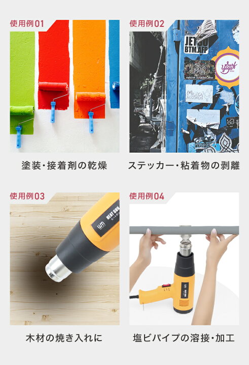 楽天市場】【クーポンで最大20%OFF】【2個セット】ヒートガン 