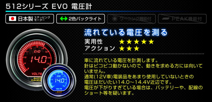 楽天市場】【SS限定割引】オートゲージ EVO 電圧計 車 52mm 52Φ デジタルLCD デジタルメーター 追加メーター 後付け Autogauge 日本製モーター ブルー/レッド 2色バックライト 512シリーズ 送料無料 : GARAGE COLLECTION 楽天市場】【SS限定割引】オートゲージ EVO 電圧計 車 52mm 52Φ デジタルLCD デジタルメーター 追加メーター 後付け Autogauge 日本製モーター ブルー/レッド 2色バックライト 512シリーズ 送料無料 : GARAGE COLLECTION