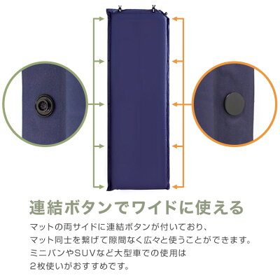 【送料無料】【最大400円OFFクーポン配布】キャンピングマット寝袋マットエアマット5cmシングルキャンプマット自動膨張式マットマットレス車中泊マットエアーマットコンパクトアウトドアキャンプキャンプ用品車中泊防災防災グッズ