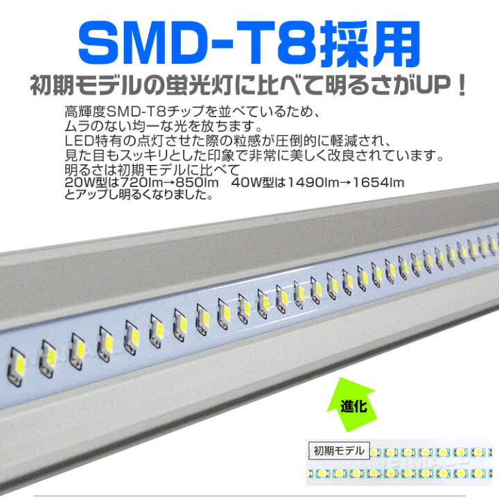 楽天市場】【レビュー特典付き】【100本セット】LED蛍光灯 40W LED蛍光 