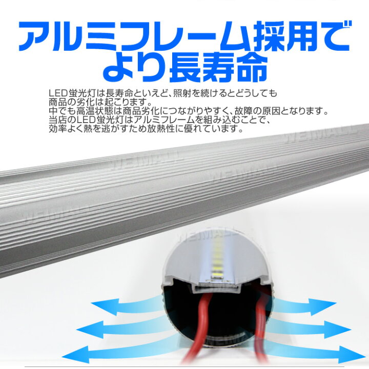 楽天市場】【レビュー特典付き】【100本セット】LED蛍光灯 40W LED蛍光 