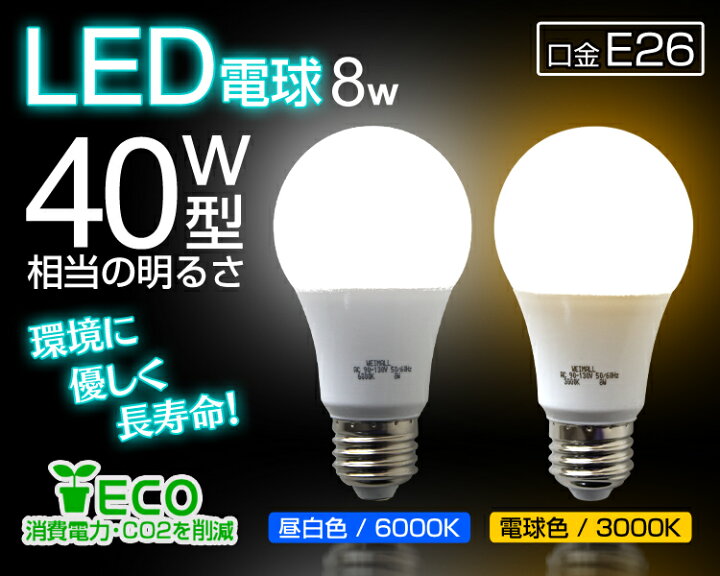 楽天市場】【送料無料】【4個セット】LED電球 E26 40W 電球色 白色 昼白色 LED 電球 一般電球 照明 節電 LEDライト LEDランプ 照明器具 工事不要 替えるだけ 簡単設置 新生活 1年保証 送料無料 : GARAGE COLLECTION 楽天市場】【送料無料】【4個セット】LED電球 E26 40W 電球色 白色 昼白色 LED 電球 一般電球 照明 節電 LEDライト LEDランプ 照明器具 工事不要 替えるだけ 簡単設置 新生活 1年保証 送料無料 : GARAGE COLLECTION