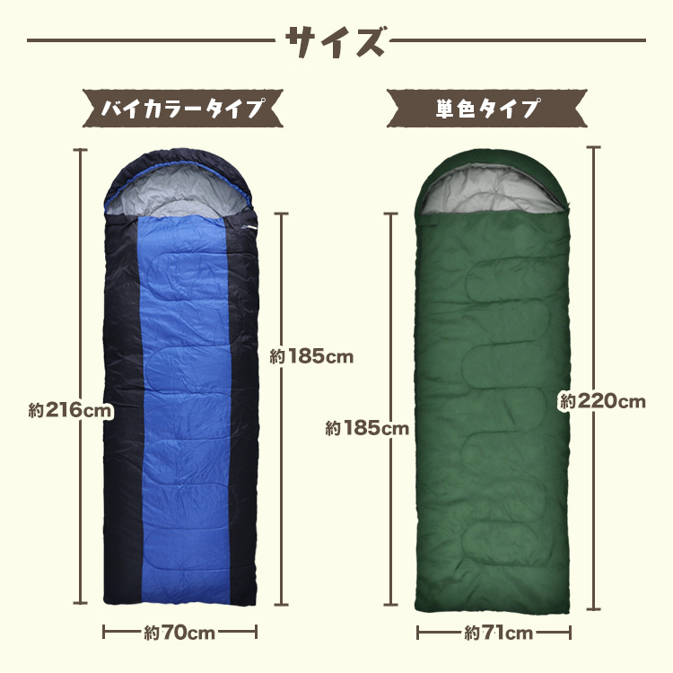 楽天市場】【送料無料】【2点セット】寝袋 ＋ 寝袋マット 冬用 夏用 