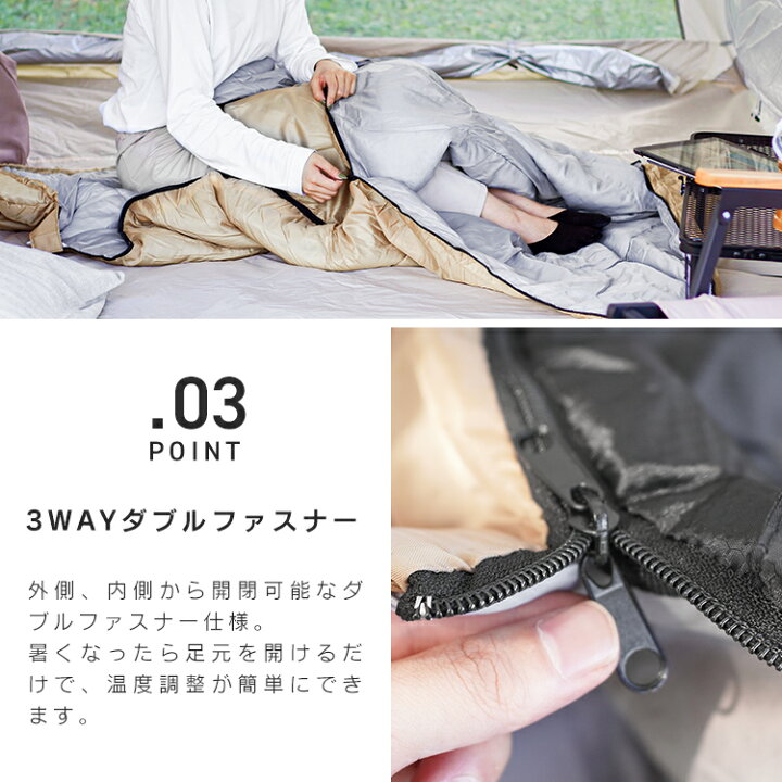 楽天市場】【クーポンで最大20%OFF】【2点セット】寝袋 ＋ 寝袋マット 