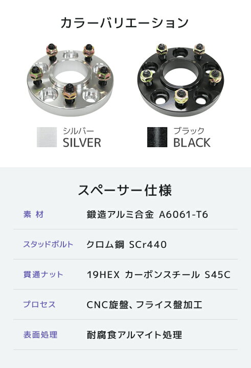 楽天市場】【クーポンで最大20%OFF】Durax ワイドトレッドスペーサー 
