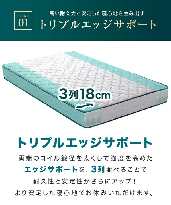 楽天市場】【最大2000円OFFクーポン】マットレス より強力な トリプル 