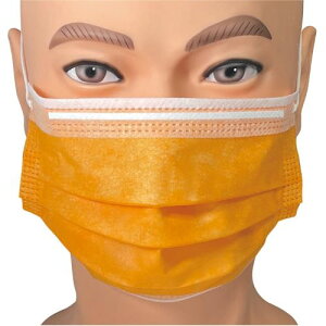 【在庫あり!】ファーストレイト フィット使いきりマスク236 レギュラーサイズ 95×175mm オレンジ 50枚入 FR-236