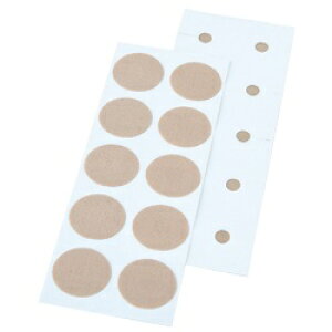 ユニコ トーイバン10(裏面穴あり)替え絆創膏 23mm×21mm(楕円形) 10個付×25シート入 202111