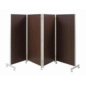 キャスター付きパーテーション 4連 総幅245cm 高さ145cm NJ-0166/NJ-0167/NJ-0168