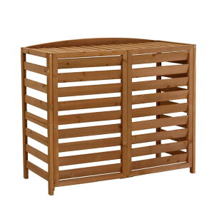 逆ルーバー室外機カバー 幅108cm AIRNA エアナ 天然素材 天板あり AC-L1080