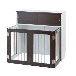 折りたたみ式ペットケージ 幅90cm ペットサークル すむぺっと 収納付き 室内犬用 Face Neat Calm FY-0105/FY-0106/FY-0107-NS