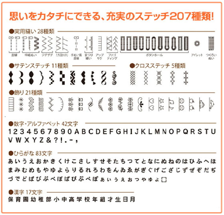 楽天市場】シンガーミシン コンピューターミシン SN778EX 207種類の 