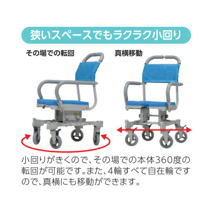 楽天市場】【ウチヱ】シャワーラク4輪自在V U型シート / SWR152 ※送料 