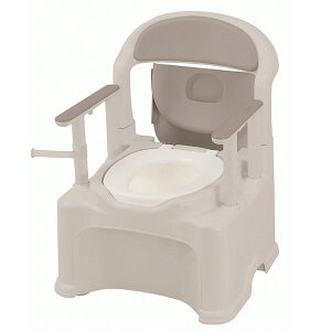 【リッチェル】ポータブルトイレ きらく P2シリーズ PS2型(普通便座タイプ) / 47530【定番在庫】即日・翌日配送可【介護用品】樹脂製ポータブルトイレ【通販】