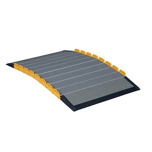 【シコク】車いす用スロープ 段ない・ス ロールタイプ 長さ240cm / 630-240【メーカー直送】※返品・交換不可※代引不可※【介護用品】車いす用/スロープ/段差解消/頑丈/軽量/持ち運び楽