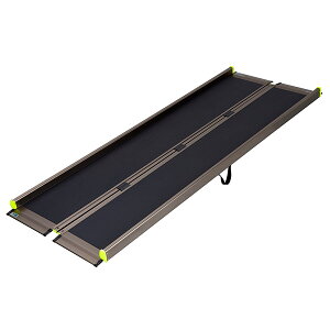 【アイシン軽金属】軽々スロープ ワイド 140cm / SW140 【メーカー直送】※返品・交換不可※代引不可※【介護用品】車いす用/スロープ/段差解消/頑丈/軽量/持ち運び楽々/幅広/コンパクト/転