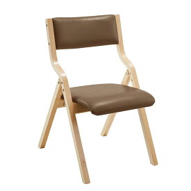 【先着300～1000OFFクーポン】オフィスチェア ブラック　ブラウン　ダイニングチェア PU 木製 椅子 折り畳み椅 完成品 介護チェア イス 折りたたみチェア カバー洗える 折りたたみ 椅子 おしゃれ