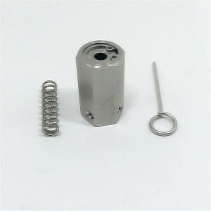 ステンレス304 締付け金具 20個セット ワイヤー締め付け金具 針付き 開錠 くくり金具 罠用 踏み板 鳥獣被害対策 箱わな わな ステンパイプ 狩猟用品