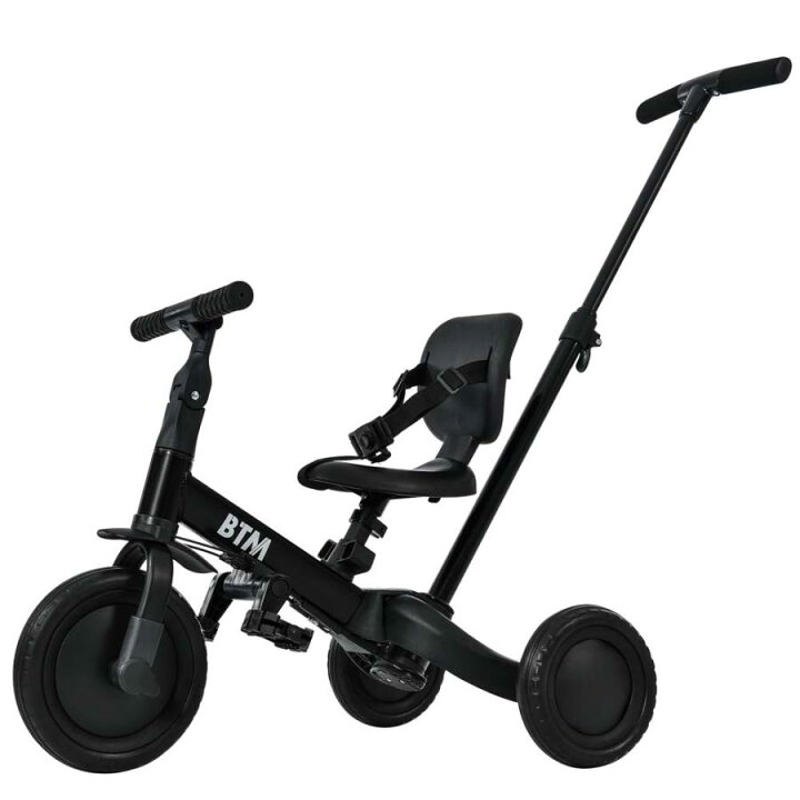 楽天市場】三輪車 足けりバイク 一台4役 ベビーカー かじとり 手押し棒 