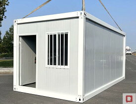 組立式ハウス ユニットハウス 白 工事用ハウス 仮設スーパーハウス 4サイズ 3.97畳 6畳 8畳 10.8畳物置 タイニーハウス 休憩所 簡易ハウス プレハブ小屋 屋外 事務所 倉庫 物置 店舗 仮設 車屋インパクトレンチ付き