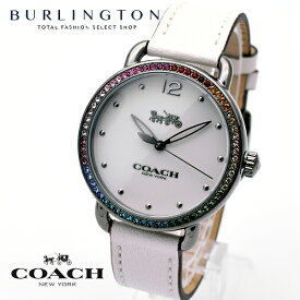 コーチ 腕時計 レディース COACH 14502888 デランシー ホワイト コーチ腕時計 コーチ時計 COACH腕時計 COACH時計 白色 人気 ブランド 時計 革ベルト おしゃれ 可愛い かわいい おすすめ 妻 母 彼女 女性 誕生日 ギフト プレゼント