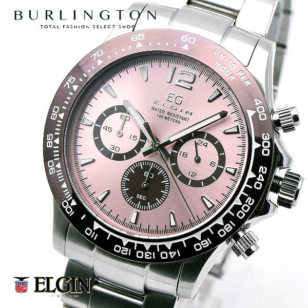 楽天市場】ELGIN エルジン 腕時計 メンズ 時計 EG-002-P ピンク