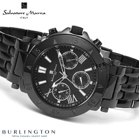 サルバトーレマーラ 腕時計 メンズ Salvatore Marra SM22108-BKBK デイデイト 10気圧防水 ブラック 黒 人気 ブランド 時計 ウォッチ 普段使い ビジネス おしゃれ おすすめ 男性 誕生日 ギフト 就職祝い プレゼント