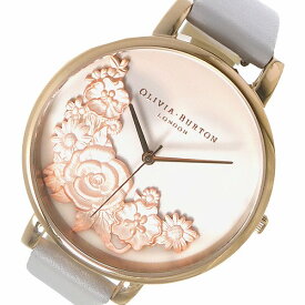 送料無料 オリビアバートン 腕時計 レディース OLIVIA BURTON OB16FS85 ライトベージュ 花柄 人気 ブランド オリビア・バートン 時計 オリビアバートン時計 オリビアバートン腕時計 おしゃれ かわいい おすすめ 女性用 ギフト プレゼント