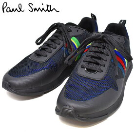 PAUL SMITH ポールスミス スニーカー メンズ メッシュ 約 26cm ネイビー RAP16 ANYL BLACK レザー ナイロン ポール・スミス スニーカー ブランド 人気 靴 クツ ポールスミススニーカー お洒落 ポールスミスシューズ おしゃれ 男性