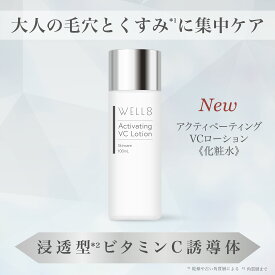 【日本製】高濃度 ビタミンC誘導体 ビタミンE誘導体 Activating VC Lotion アクティベーティング ヴィシーローション 100ml ウェルエイト WELL8 GO-VC TPNa ナイアシンアミド ヒアルロン酸 ヒト型セラミド 化粧水 ローション