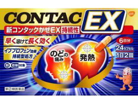 【あす楽】新コンタックかぜEX持続性　24P【グラクソ・スミスクライン（株）】【第(2)類医薬品】