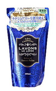 ラボン ルランジェ ラ・ボン 柔軟剤 ラグジュアリーリラックス つめかえ用 (480mL) 詰め替え用