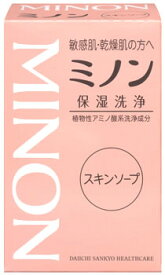 第一三共ヘルスケア　ミノン　保湿洗浄　スキンソープ　(80g)