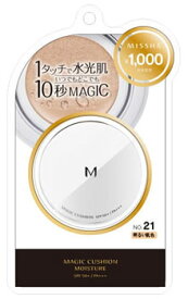 ミシャ　MISSHA　M　クッションファンデーション　モイスチャー　No.21　明るい肌色　(15g)