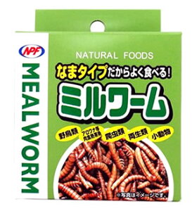 ナチュラルペットフーズ ミルワーム (35g) 野鳥類 アロワナ 肉食熱帯魚 爬虫類 両生類 小動物 えさ