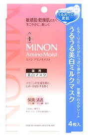楽天市場 ミノン アミノモイスト うるうる美白ミルクマスク 4枚入の通販