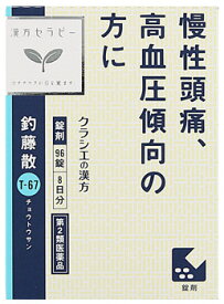 【第2類医薬品】クラシエ薬品 JPS釣藤散料エキス錠N 8日分 (96錠) チョウトウサン