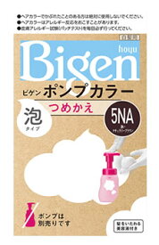 ホーユー ビゲン ポンプカラー 5NA 深いナチュラリーブラウン つめかえ用 (1セット) 詰め替え用 白髪用ヘアカラー　【医薬部外品】