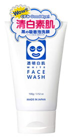 石澤研究所 透明白肌 ホワイトフェイスウォッシュ (100g) 洗顔フォーム 洗顔料