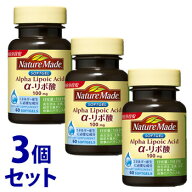 《セット販売》　大塚製薬 ネイチャーメイド α-リポ酸 アルファリポ酸 30日分 (60粒)×3個セット プラス…