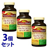 《セット販売》　大塚製薬 ネイチャーメイド マルチビタミン&ミネラル 100日分 (200粒)×3個セット ベー…